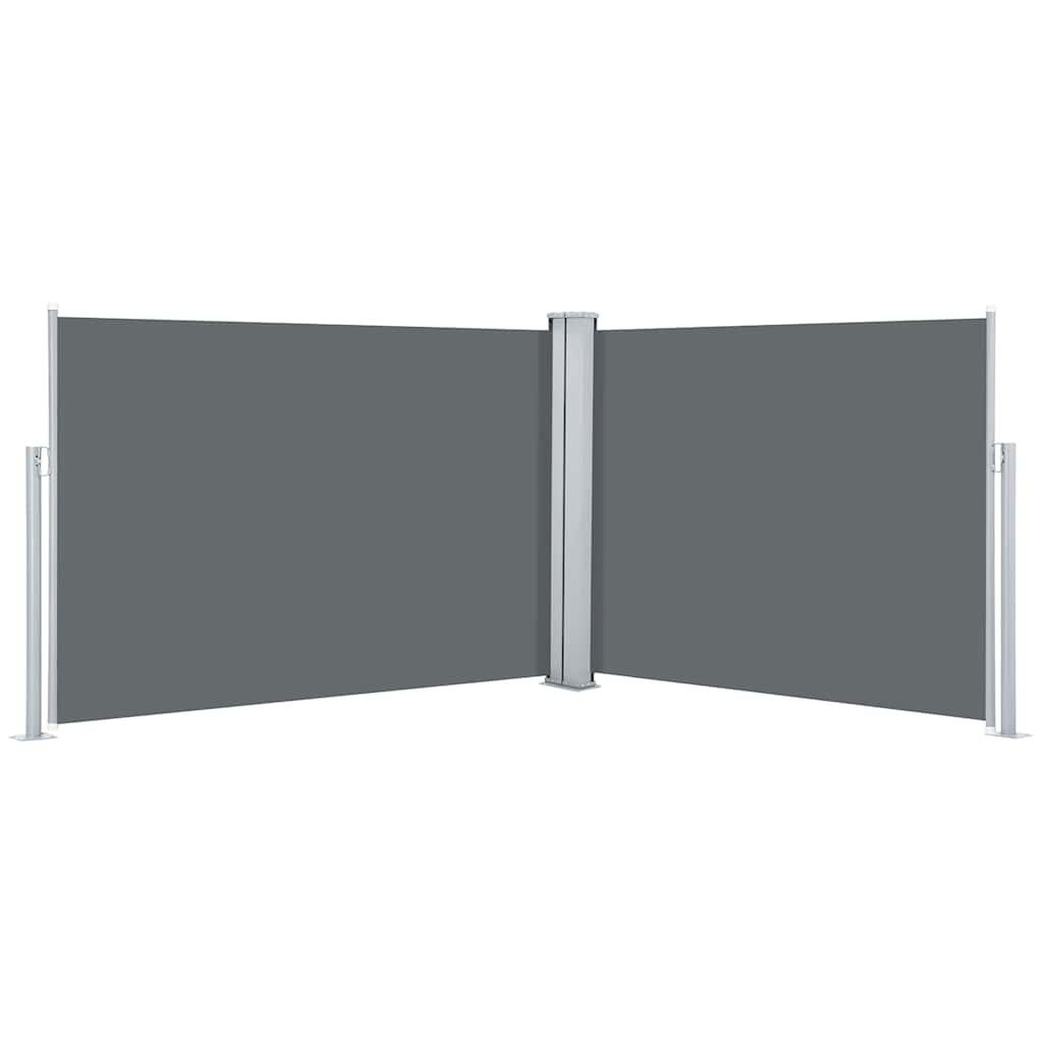 Voir la diapositive 2 : VIDAXL Auvent lateral retractable anthracite 100 x 1000 cm