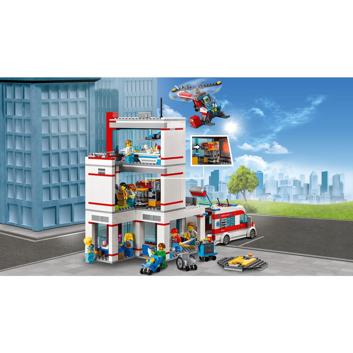 LEGO City 60204 - L'hôpital Lego City 
