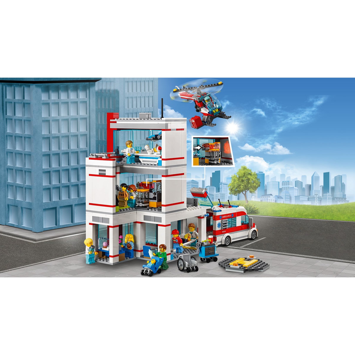 LEGO City 60204 - L'hôpital Lego City 