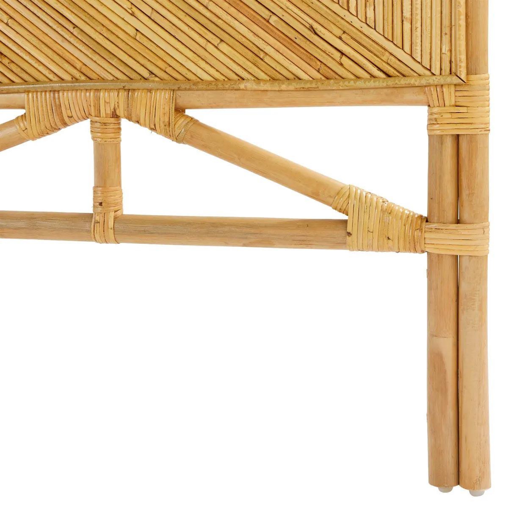 Voir la diapositive 3 : ATMOSPHERA Tête de lit en rotin  tanae  160cm naturel
