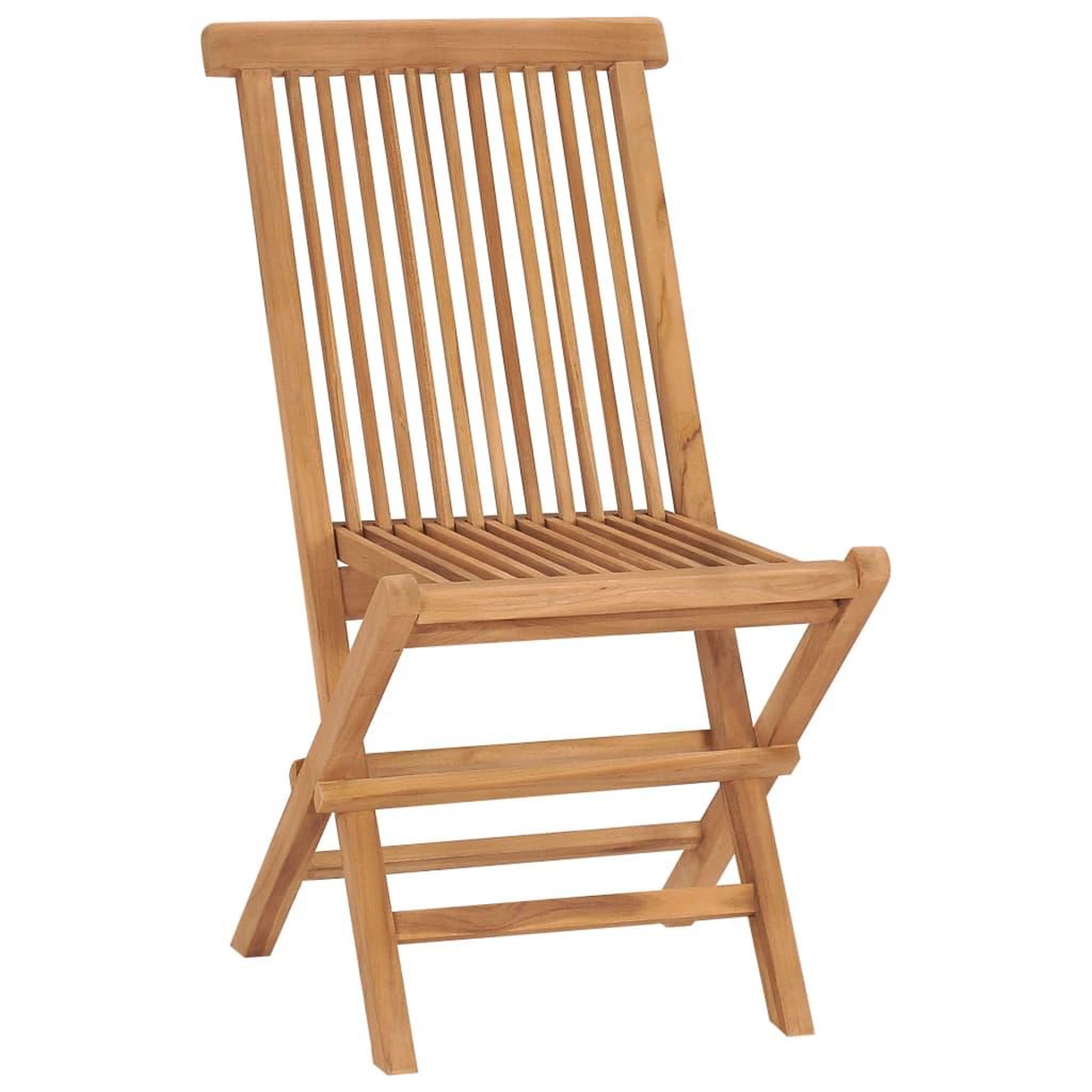 Voir la diapositive 2 : VIDAXL Chaises de jardin et coussins anthracite lot de 2 Bois de teck