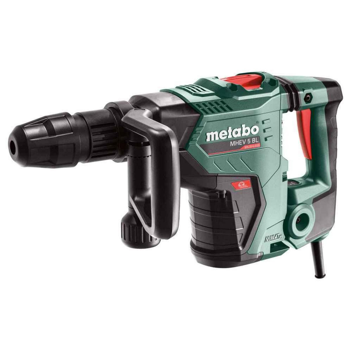 METABO SAS Marteau burineur SDS Max MHEV 5 BL - 1150W - Energie 8,7 J - jusqu'à 2900 frappe/min - Coffret