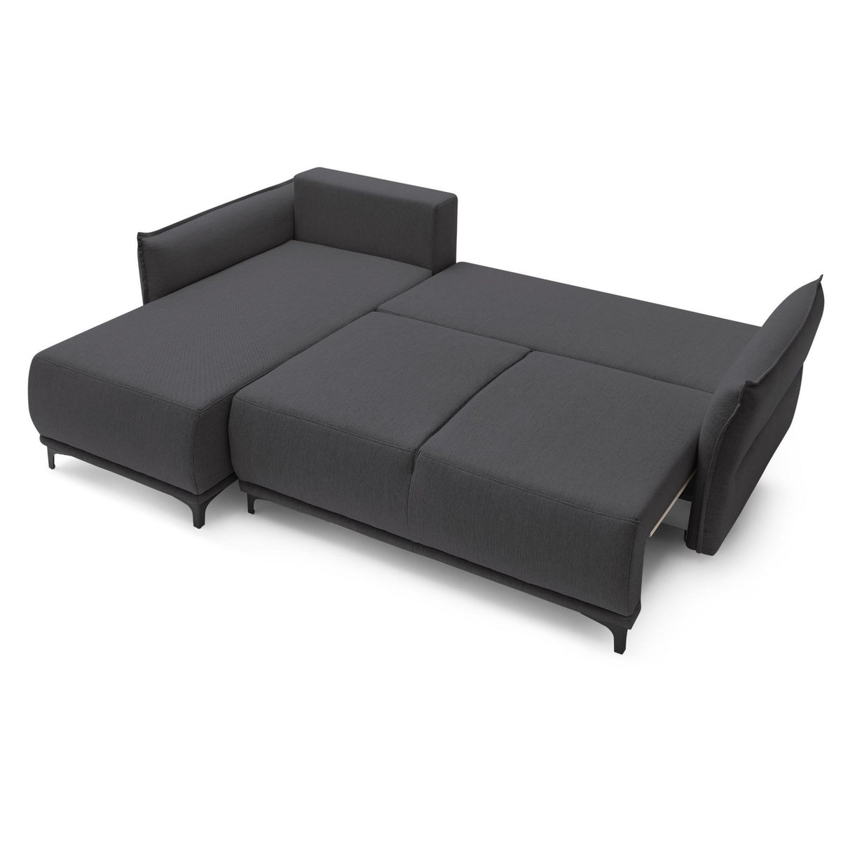LISA DESIGN Arya - canapé d'angle réversible - convertible avec coffre - 4 places - style contemporain