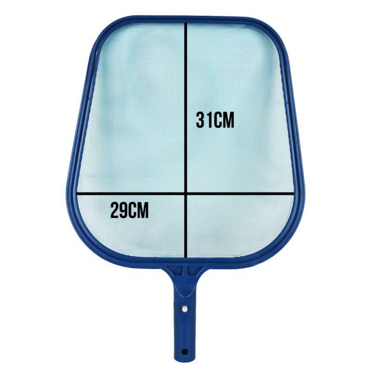 LINXOR Tête d'épuisette de surface bleu pour piscine adaptable sur manche standard ou télescopique