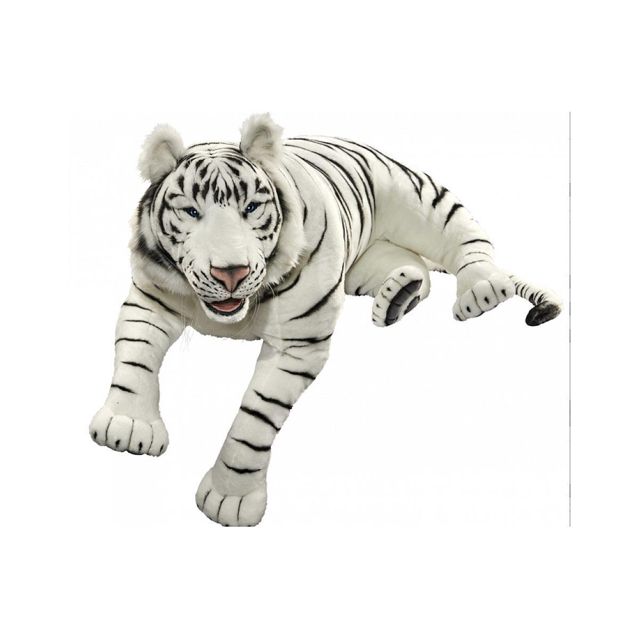 Hansa Hansa peluche geante tigre blanc couche 150 cm l