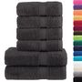Voir la diapositive 2 : VIDAXL Ensemble de serviettes de qualité supérieure SOLUND 6 pcs