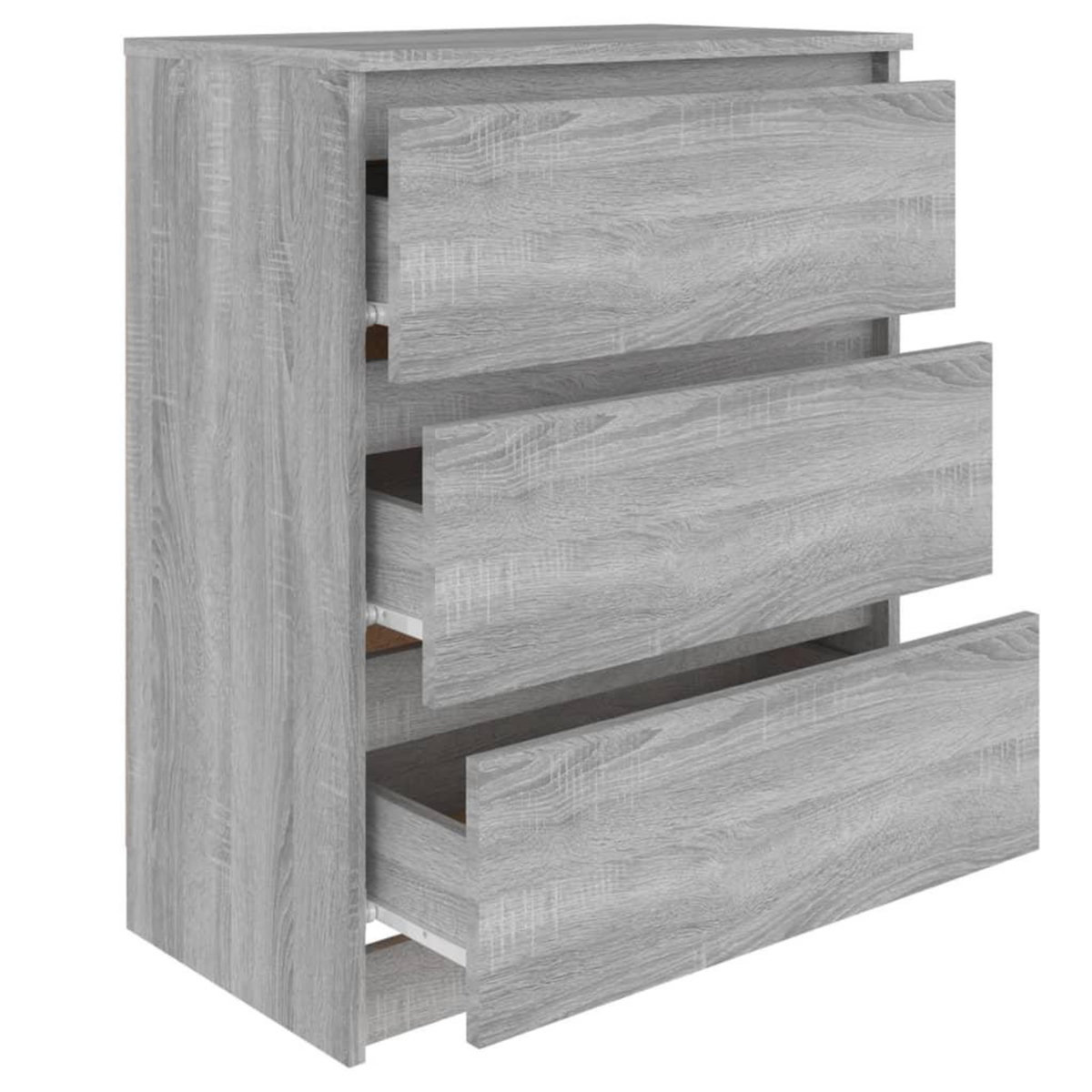 VIDAXL Buffet Sonoma gris 60x35x76 cm Bois d'ingenierie