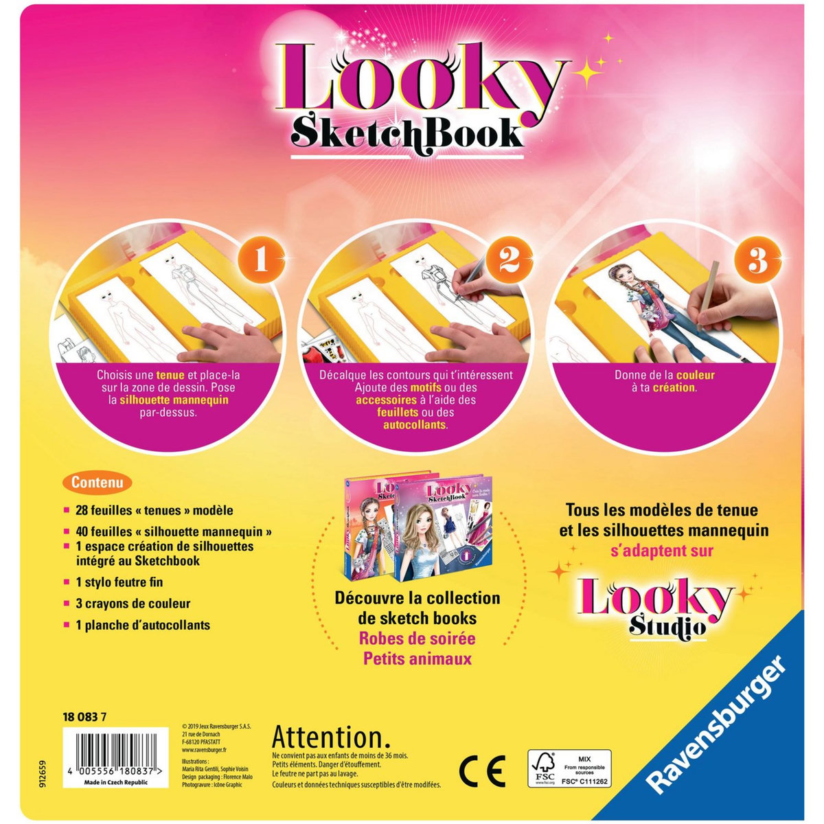 RAVENSBURGER Looky Sketch Book - Coll