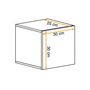 Voir la diapositive 2 : Paris Prix Bloc Mural Design  Switch V  30cm Naturel