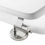 Voir la diapositive 5 : Paris Prix Abattant WC Déco  Kelly  46cm Blanc