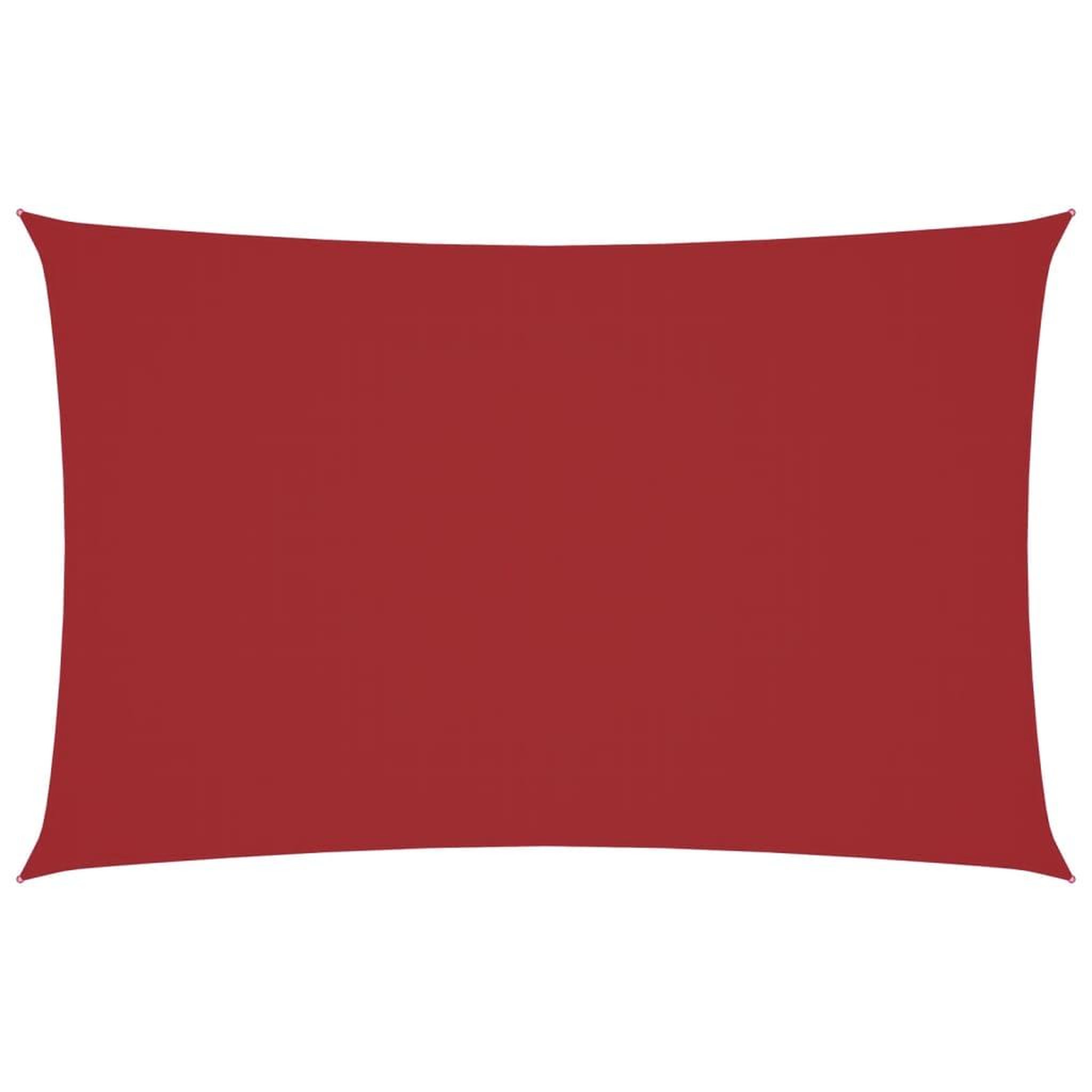 Voir la diapositive 2 : VIDAXL Voile de parasol tissu oxford rectangulaire 2x5 m rouge