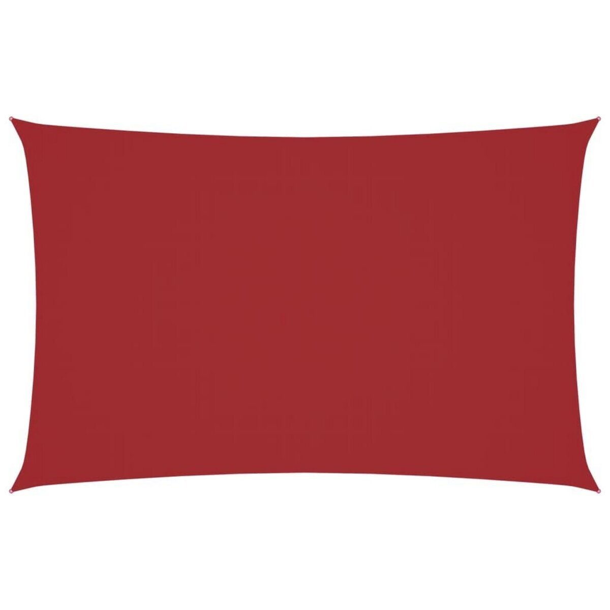 VIDAXL Voile de parasol tissu oxford rectangulaire 2x5 m rouge
