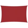 Voir la diapositive 2 : VIDAXL Voile de parasol tissu oxford rectangulaire 2x5 m rouge