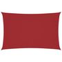 Voir la diapositive 2 : VIDAXL Voile de parasol tissu oxford rectangulaire 2x5 m rouge