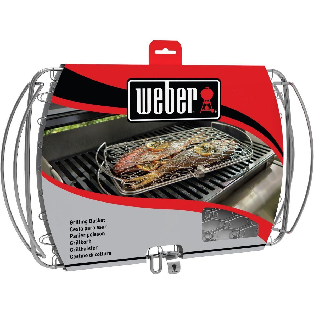 Weber Panier de cuisson Panier à poisson Gd modèle