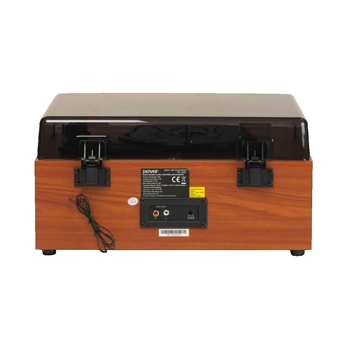 Denver Electronics Système audio Denver Electronics vintage avec platine vinyle