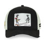 Voir la diapositive 2 : CAPSLAB Casquette premium trucker avec filet effet usé Lucky Luke  Fresh Luky