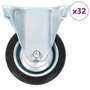 Voir la diapositive 1 : VIDAXL 32 pcs Roulettes fixes 75 mm