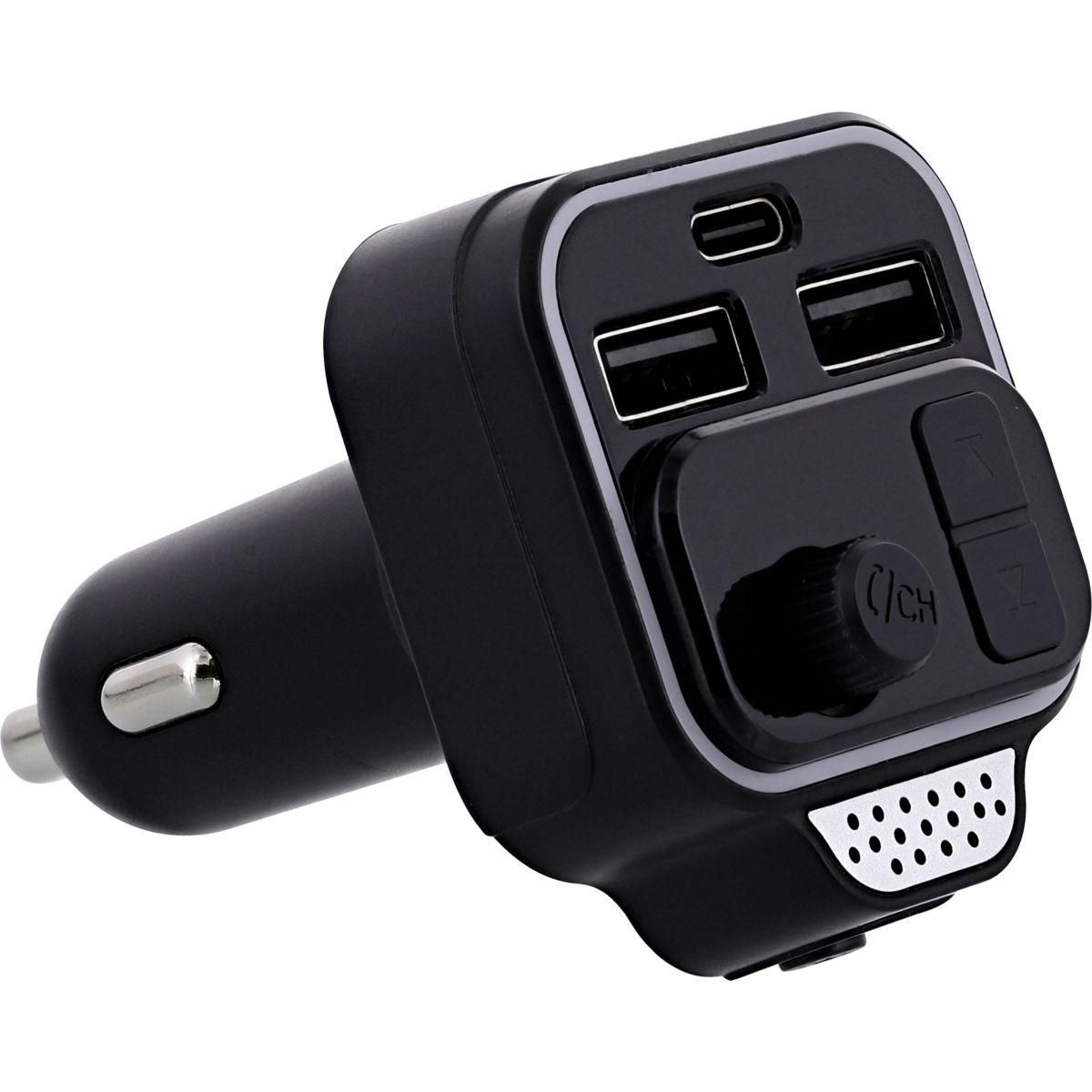 TNB Transmetteur FM Voiture bluetooth + kit main libre