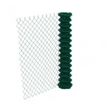 CENTRALE BRICO Grillage rouleau simple torsion vert, Rouleau 20m, Hauteur 1m00, Maille 50x50mm
