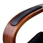 Voir la diapositive 4 : VIDAXL Chaise de bureau avec appuie-tete Bois cintre Similicuir