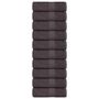 Voir la diapositive 1 : VIDAXL Gants de toilette 10 pcs anthracite 15x21cm 360 g m² 100% coton