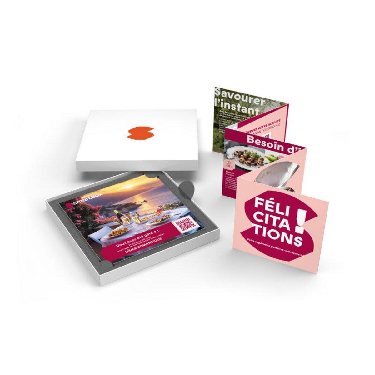 Smartbox Dîner romantique - Coffret Cadeau Gastronomie