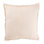 Voir la diapositive 2 : Paris Prix Coussin Déco  Effiloché  50x50cm Blanc