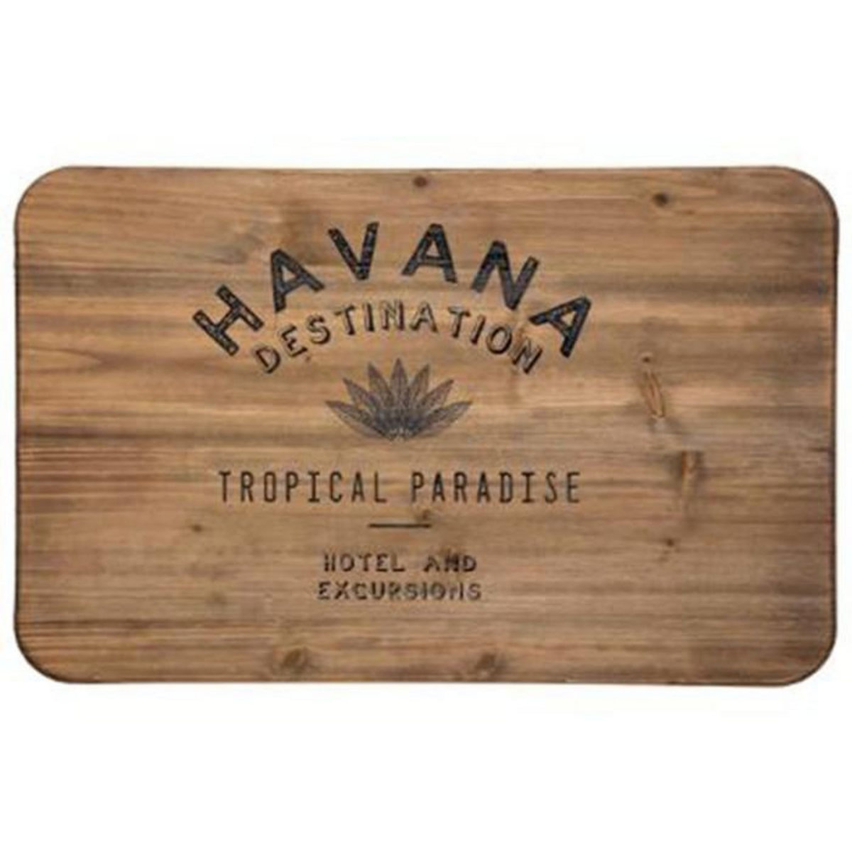 ATMOSPHERA Lot de 3 Malles Design en Métal  Cuba  60cm Noir