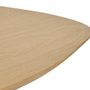 Voir la diapositive 4 : ATMOSPHERA Table basse ovale en bois LEE - Beige