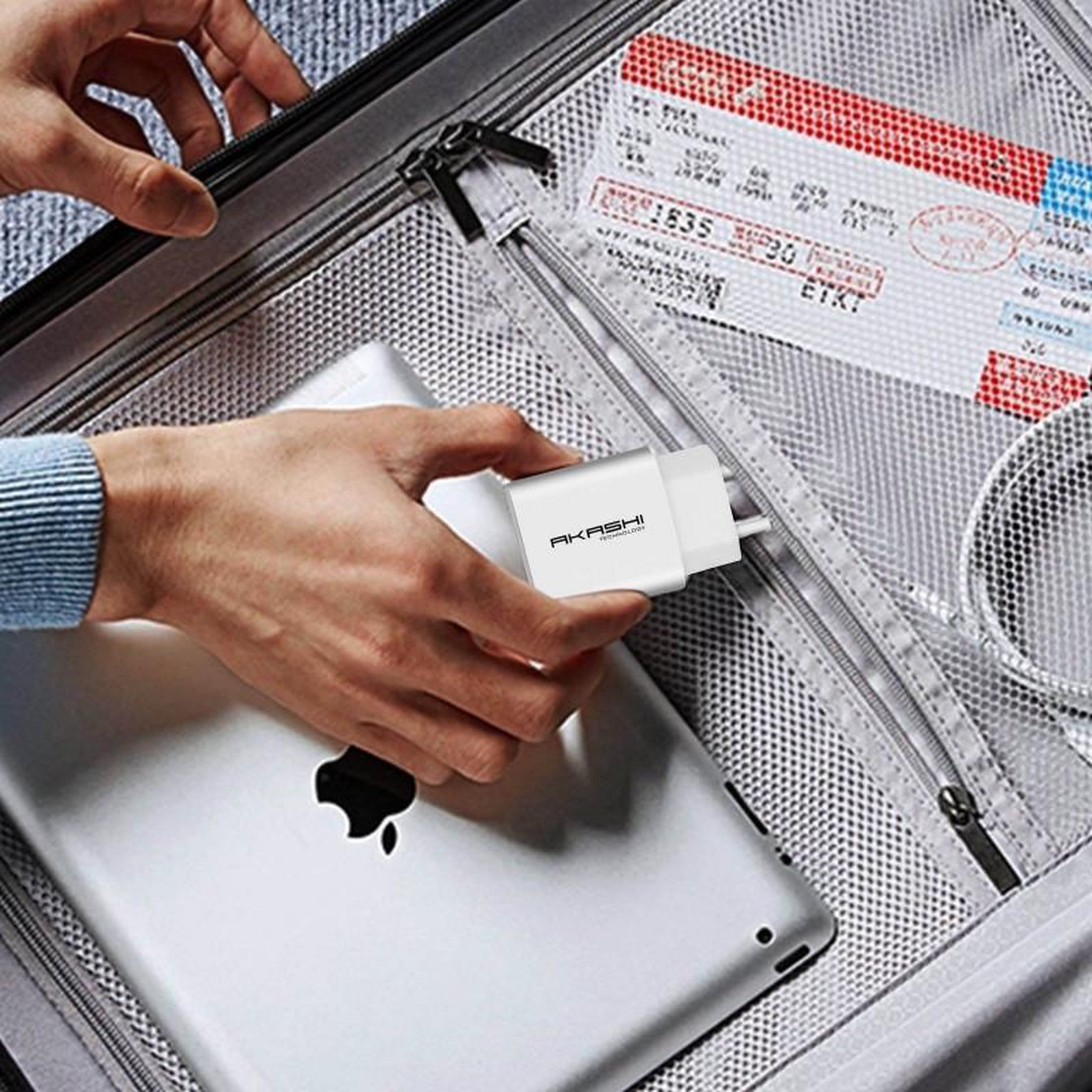 Voir la diapositive 4 : Akashi Chargeur secteur AKASHI ALTACQC20WH