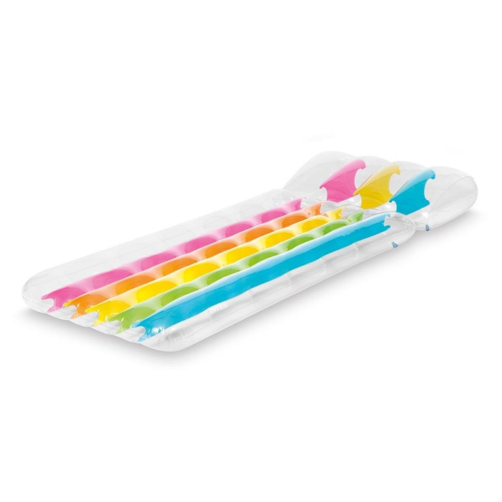 INTEX Matelas gonflable  arc-en-ciel  203cm multicolore