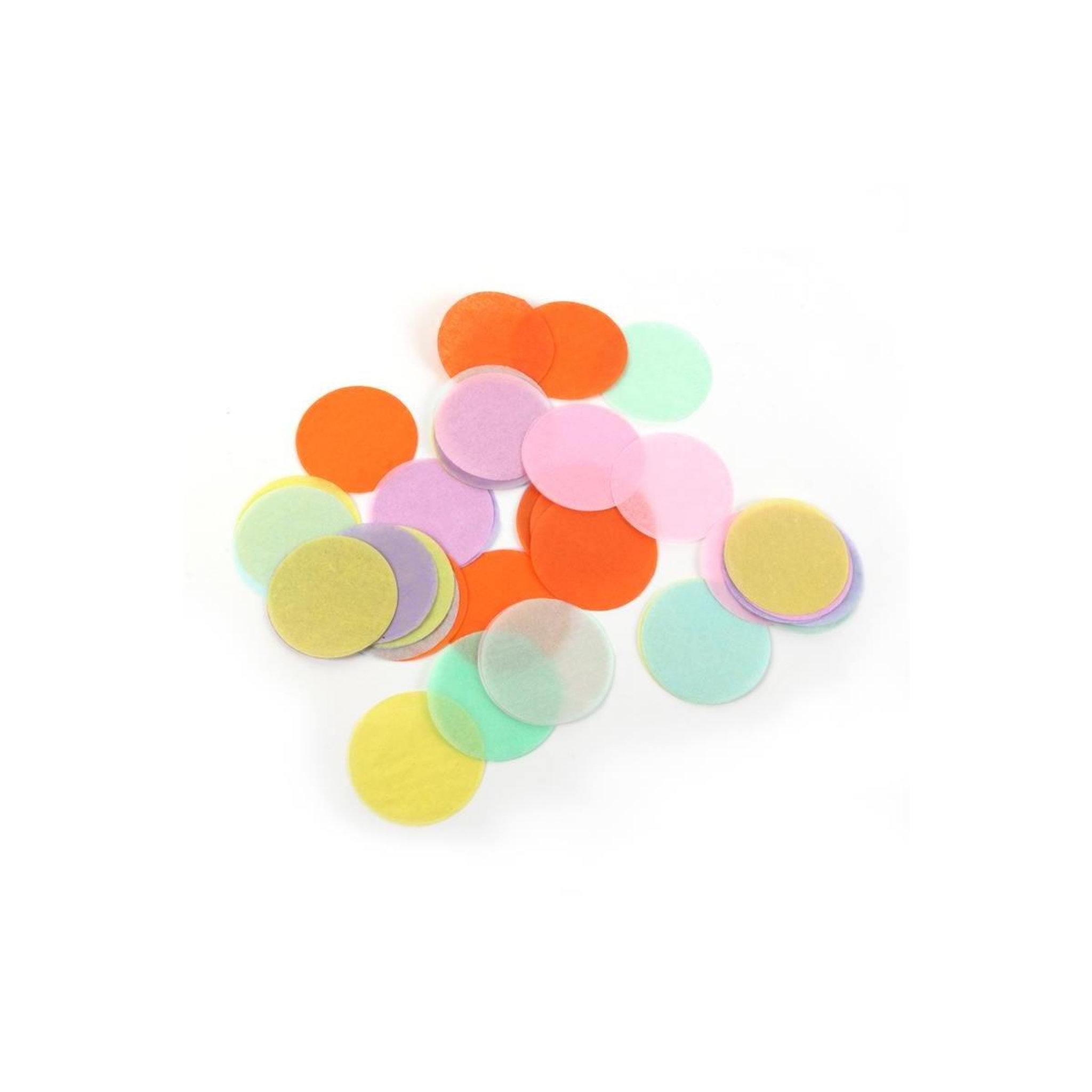 Voir la diapositive 1 : PARTY TIME Lot de 200 Confettis  Ronds  5cm Multicolore