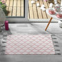 Voir la diapositive 5 : Paris Prix Tapis Déco à Pompons  Art Chic  50x80cm Rose