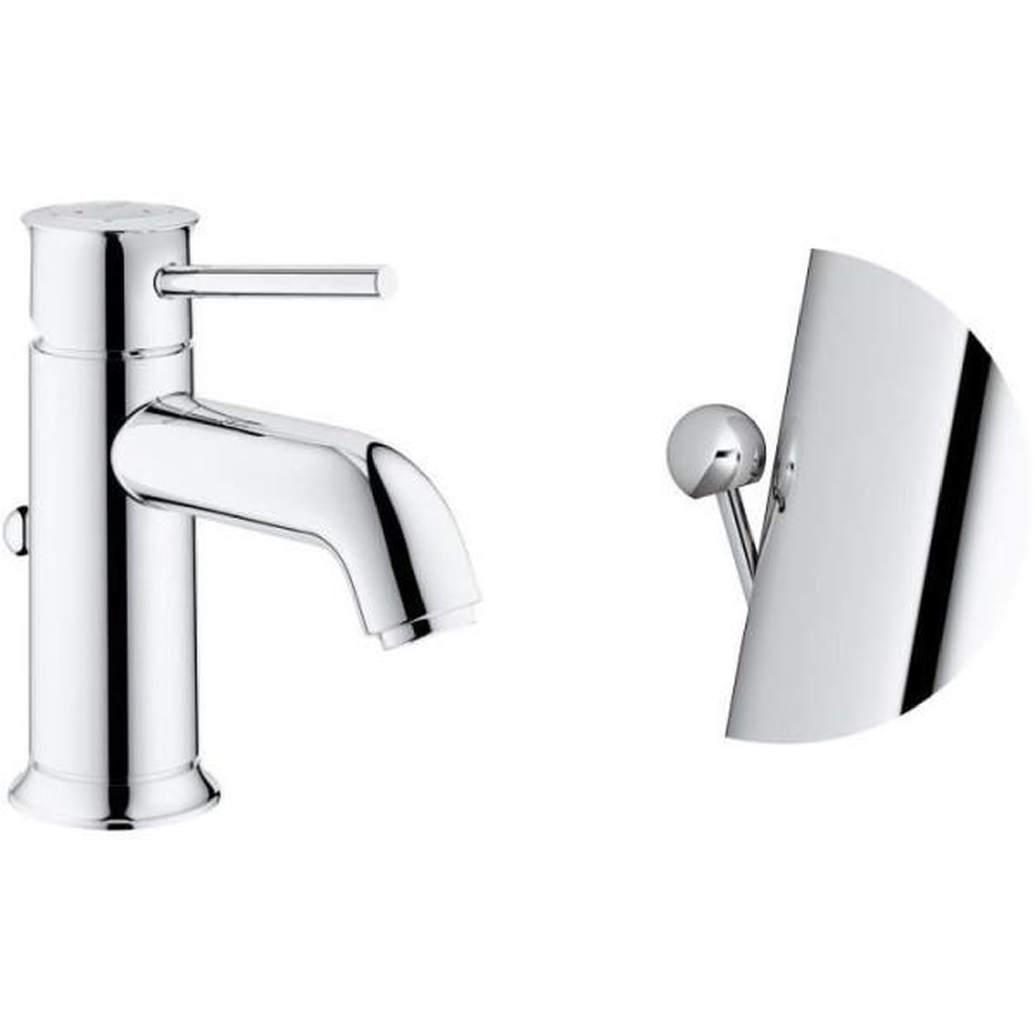 Voir la diapositive 4 : Grohe Grohe mitigeur monocommande lavabo taille s start classic chromé 23782000