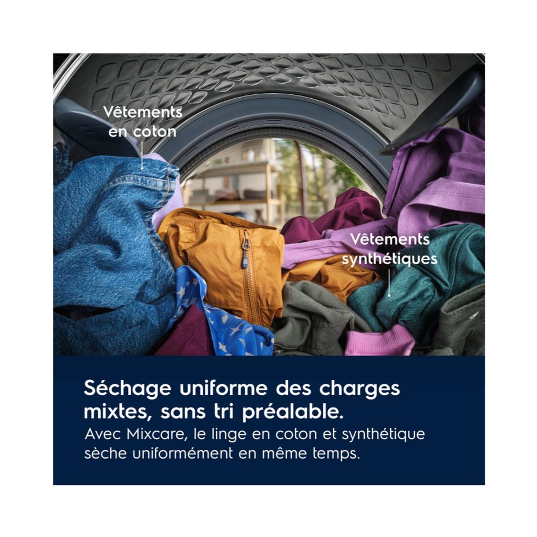 Voir la diapositive 5 : ELECTROLUX Sèche-linge pompe à chaleur 8kg 118l 700w - ew6hi6284bn