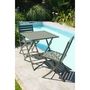 Voir la diapositive 3 : DCB GARDEN Chaise de jardin pliante - Aluminium - Vert kaki - MARIUS