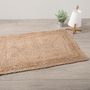 Voir la diapositive 4 : ATMOSPHERA Tapis rectangulaire en jute Scandi - L. 60 x l. 90 cm - Marron