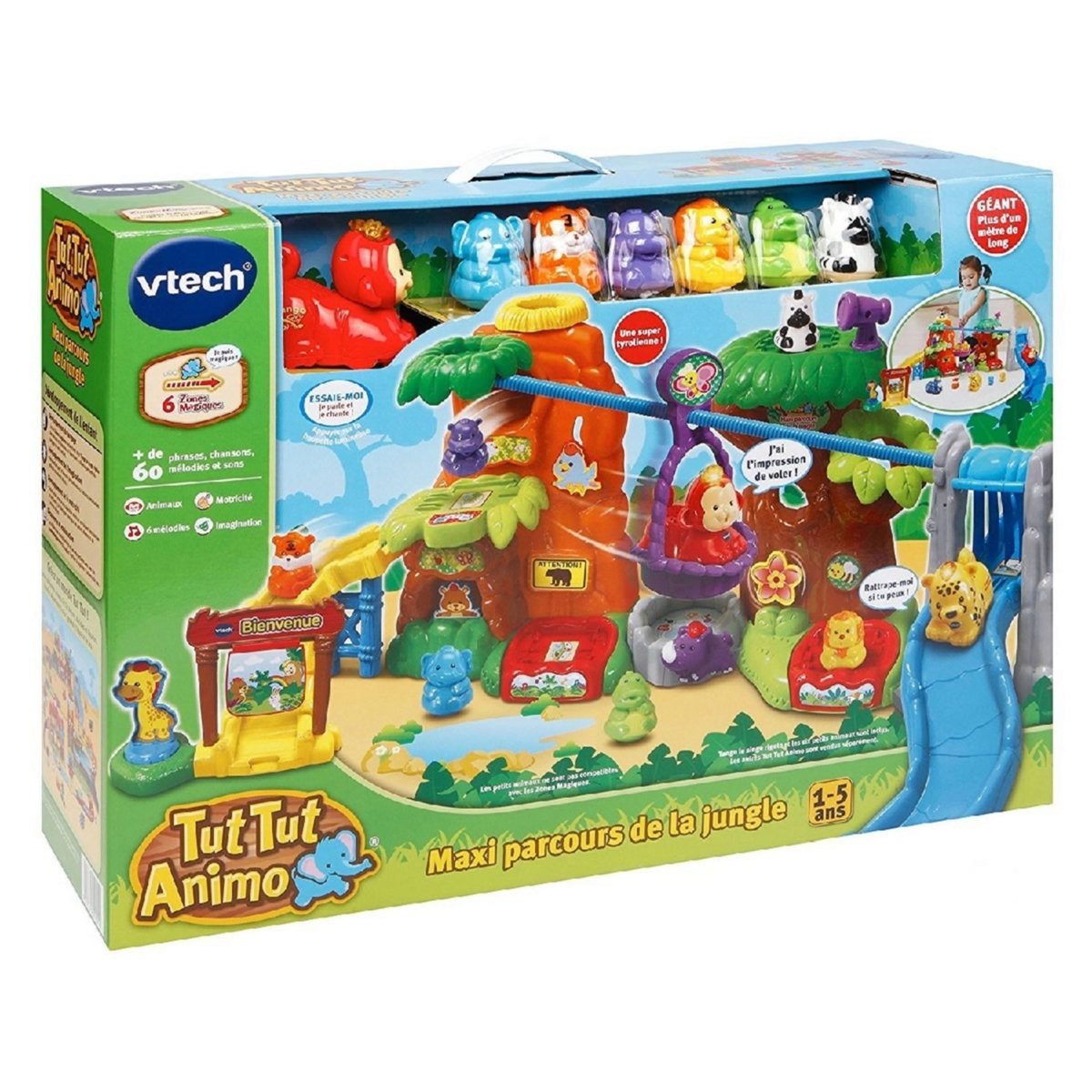 VTECH Maxi Parcours de la Jungle (+ Tango, Le Singe Rigolo) - Tut Tut Animo 
