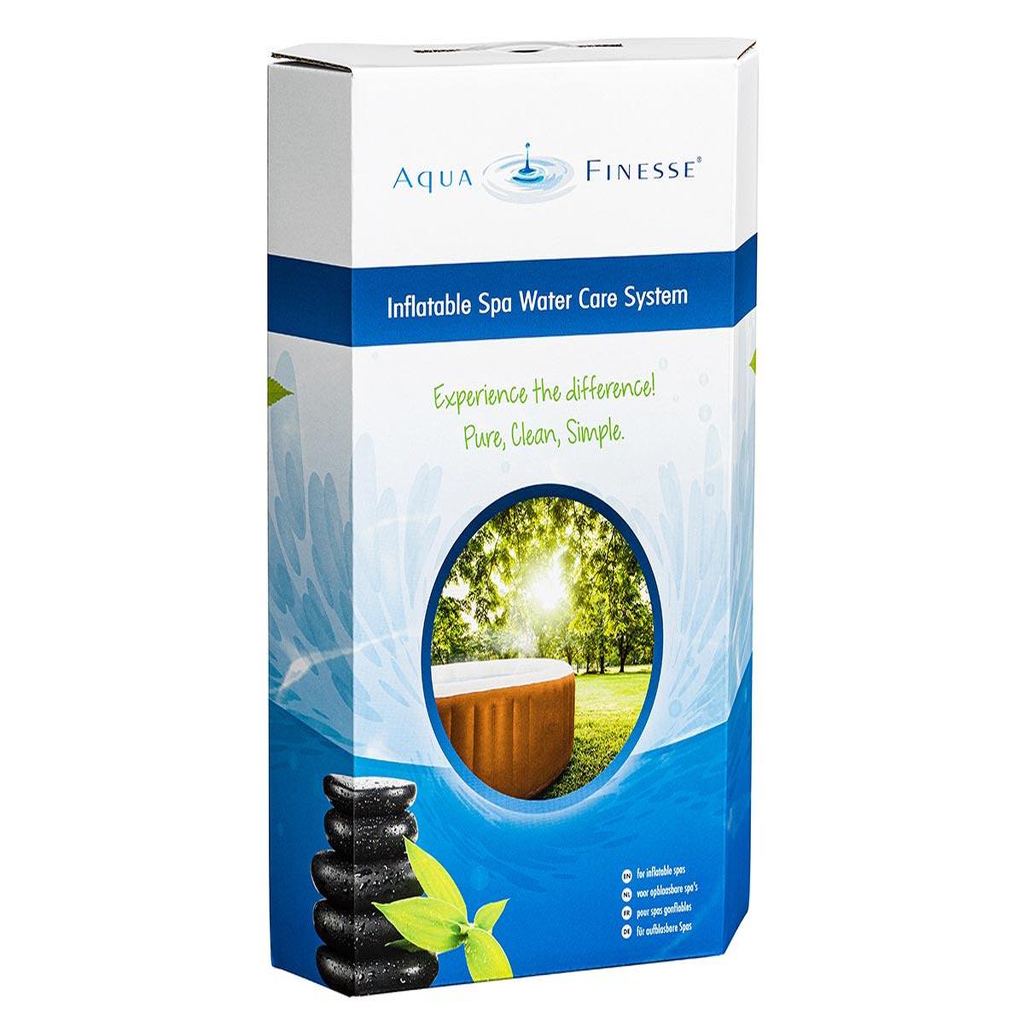 Voir la diapositive 4 : Aquafinesse Coffret de traitement tout en un pour spa - aquafinesse