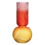 Voir la diapositive 1 : Paris Prix Vase Design en Verre  Aurora  40cm Rouge & Jaune