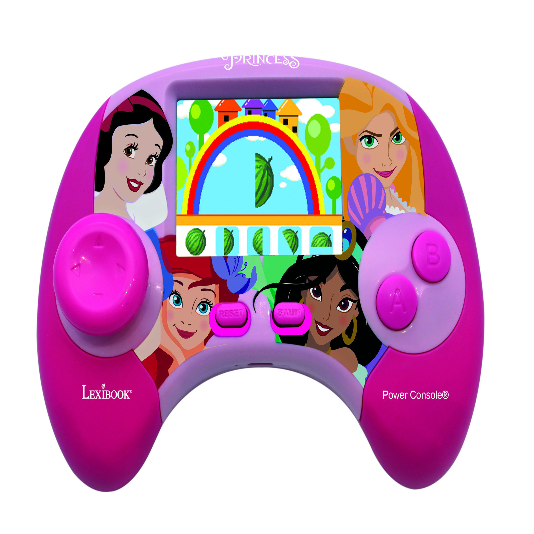 Voir la diapositive 2 : Lexibook Console de jeux Bilingue Disney Princesses (FR/EN)