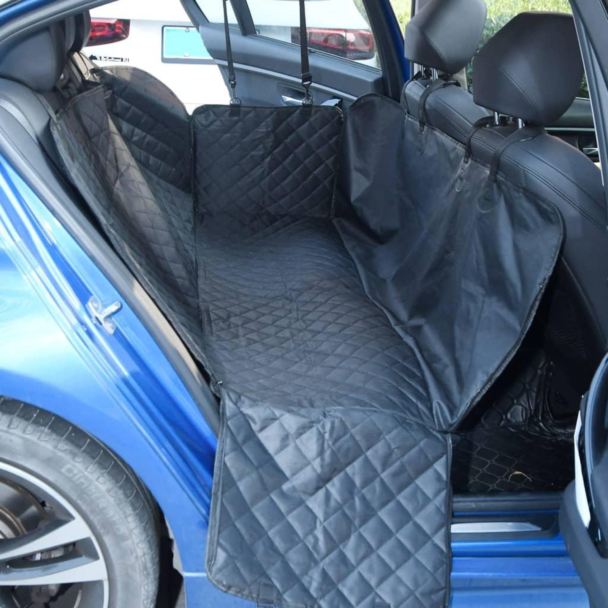 Voir la diapositive 3 : VIDAXL Housse de siege de voiture pour chien noir 137x46x50 cm