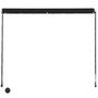 Voir la diapositive 5 : VIDAXL Auvent retractable avec LED 350x150 cm Anthracite