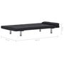Voir la diapositive 6 : VIDAXL Canape-lit avec deux oreillers gris fonce polyester