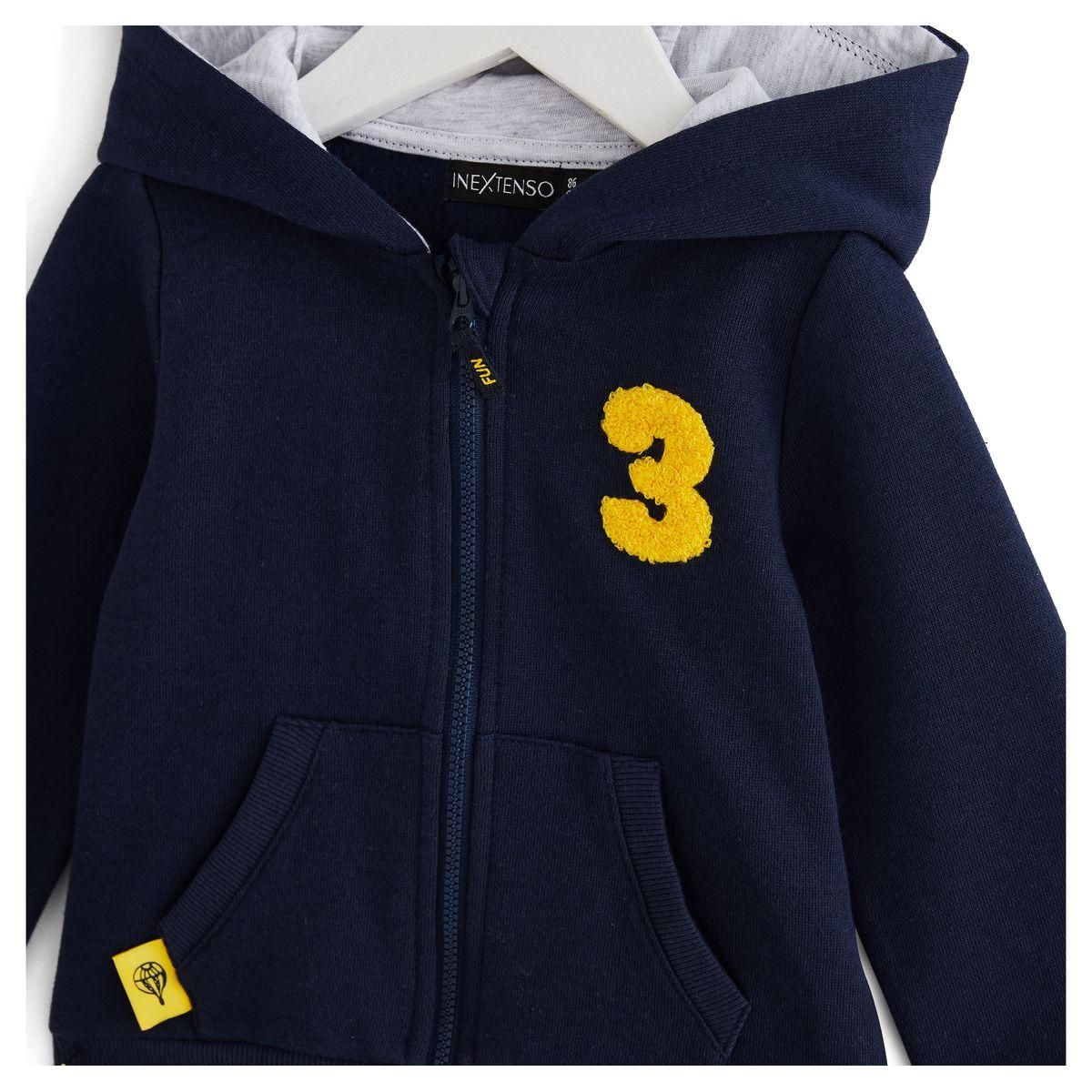 IN EXTENSO Sweat zippé bébé garçon