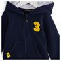 Voir la diapositive 2 : IN EXTENSO Sweat zippé bébé garçon