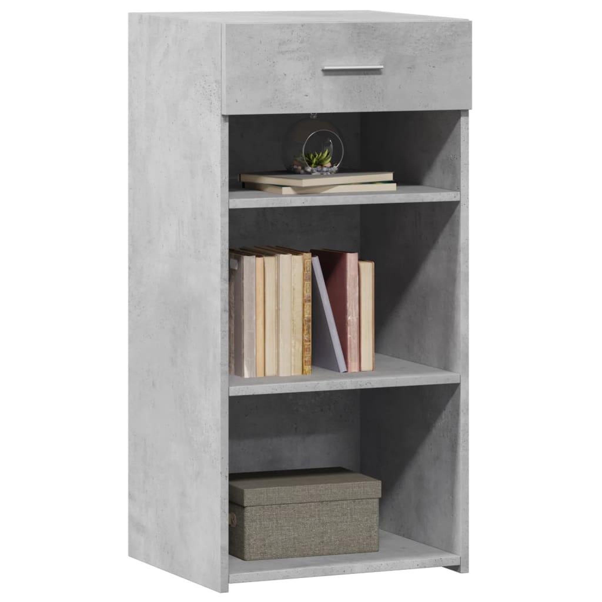 Voir la diapositive 3 : VIDAXL Buffet gris beton 45x42,5x93 cm bois d'ingenierie