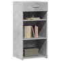 Voir la diapositive 3 : VIDAXL Buffet gris beton 45x42,5x93 cm bois d'ingenierie