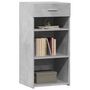 Voir la diapositive 3 : VIDAXL Buffet gris beton 45x42,5x93 cm bois d'ingenierie